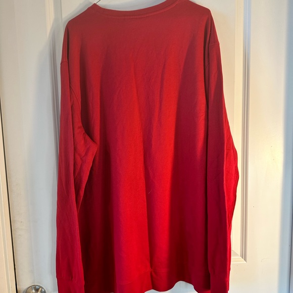 Holiday Fleece Red Saint Nick Whiskey Ugly Christmas Sweater, size 2XL - Picture 2 of 8